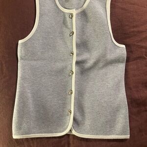 Abercrombie & Fitch Button Up Sweater Vest